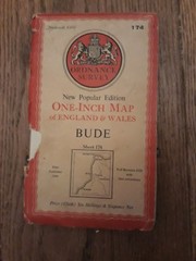 Ordnance Survey New Popular Edition 1″ map Bude 174 (cloth) 1946