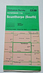 Ordnance Survey Map – Pathfinder 718 – Scunthorpe (South) – 2.5″ to 1m – 1987
