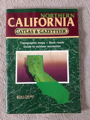 DeLorme Northern California Atlas & Gazetteer 1988 Second Edition 2nd Printing