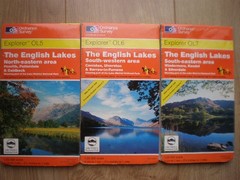 THE ENGLISH LAKES OL 5 6 7 DISTRICT EXPLORER ORDNANCE SURVEY MAPS OS LOT