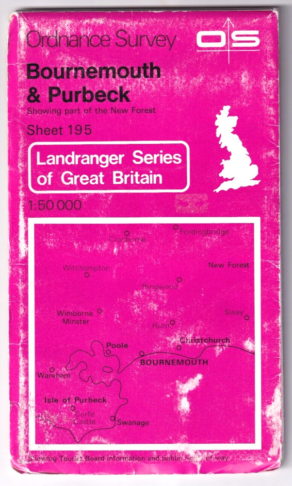 BOURNEMOUTH & PURBECK – Ordnance Survey Landranger Map