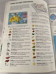 1992 Rand McNally Sticker Atlas of the World – Reusable Stickers – USED Vintage