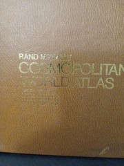 Rand McNally Cosmopolitan World Atlas Large Hardcover Book 1978 Heavy Book