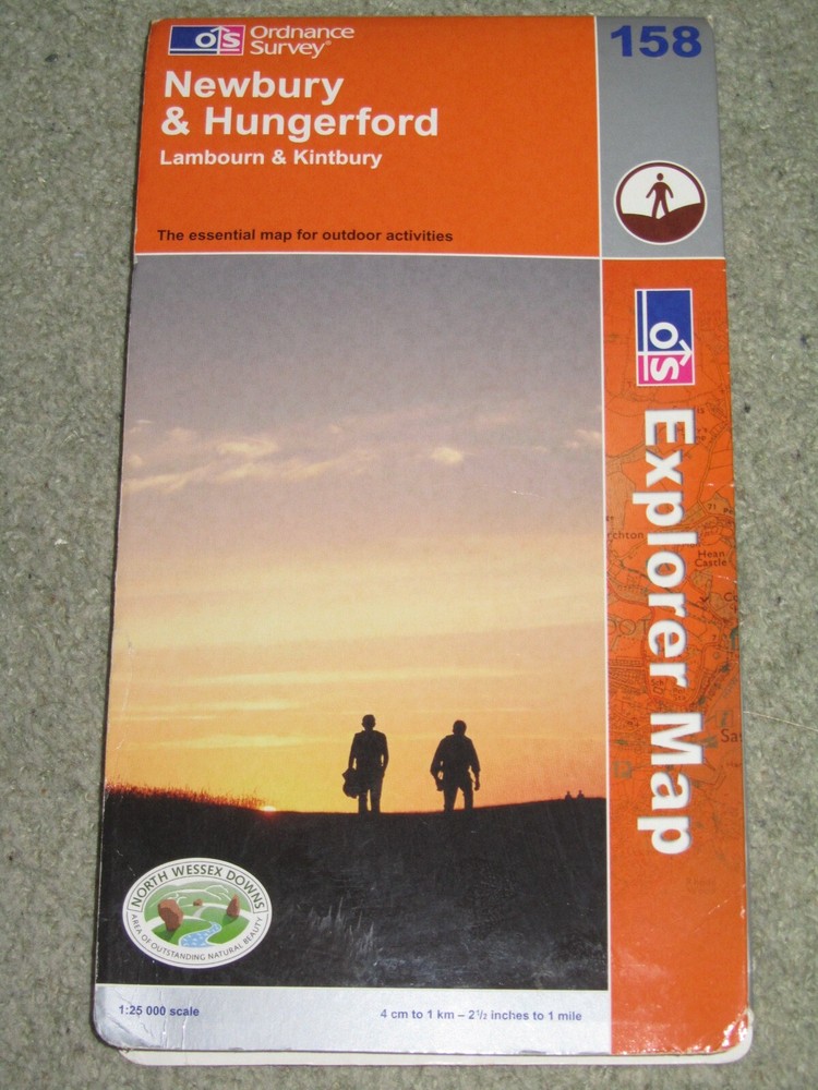 Ordnance Survey Explorer 1:25,000: Sheet 158 Newbury & Hungerford – 2009