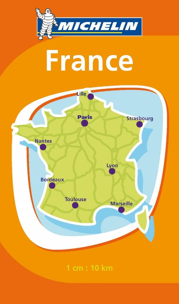 France Mini NATIONAL map 8721 (Michel… By Michelin, Map,Excellent
