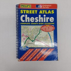 Philip’s Street Atlas x3 Cheshire, Shropshire, Staffordshire PB Spiral 1998-2004