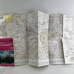 ORDNANCE SURVEY LANDRANGER HEREFORD LEOMINSTER & SURROUNDING AREA