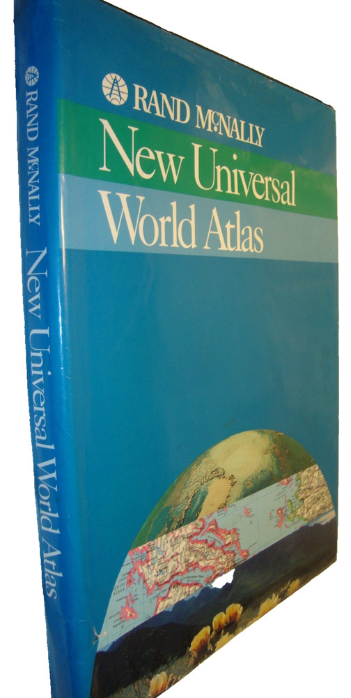 Rand McNally New Universal World Atlas (1994 Hardcover, DJ) HOMESCHOOLING AA11