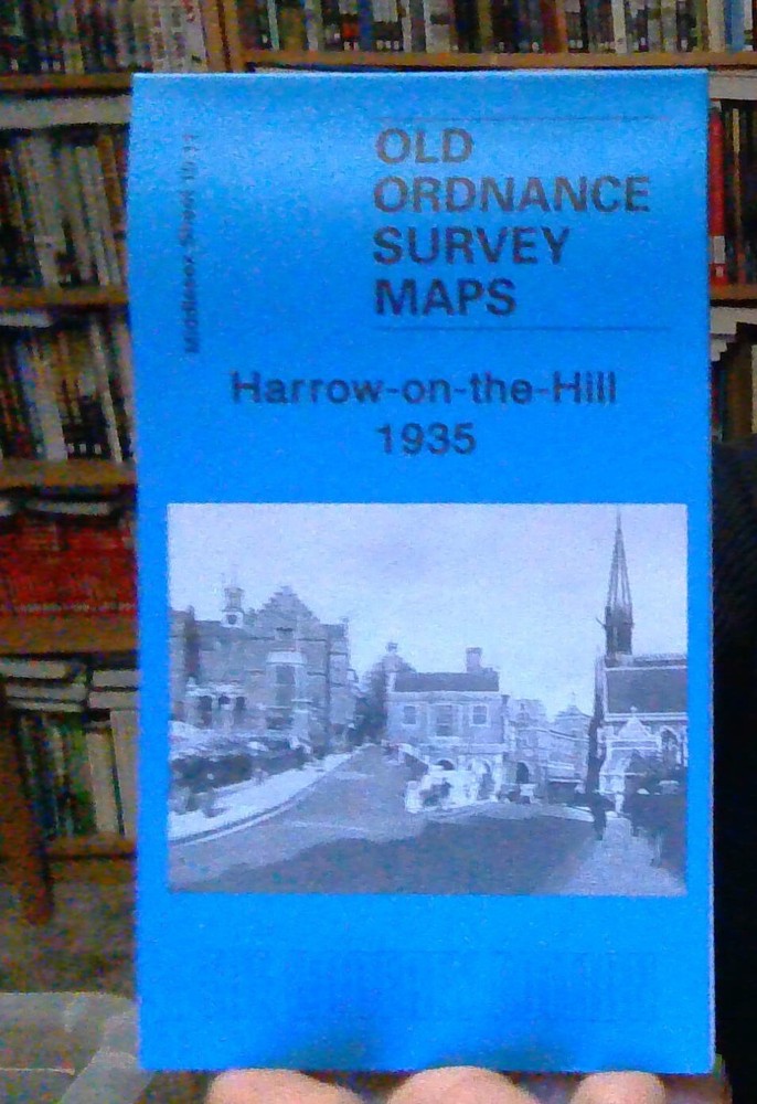 MAP OF Harrow-on-the-Hill 1935: Middlesex Sheet 10.11 by Alan Godfrey NEW
