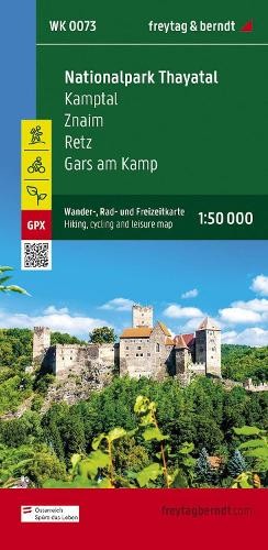 Freytag-Berndt Thayatal national park – Kamptal – Znaim – Retz (Map) (UK IMPORT)