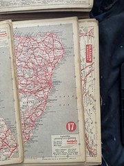 A 1930’s ‘Wonderful Britain’ Complete Map Collection In Original Canvas Case