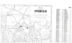 IPSWICH Street plan with index – by Barnett’s 1970’s