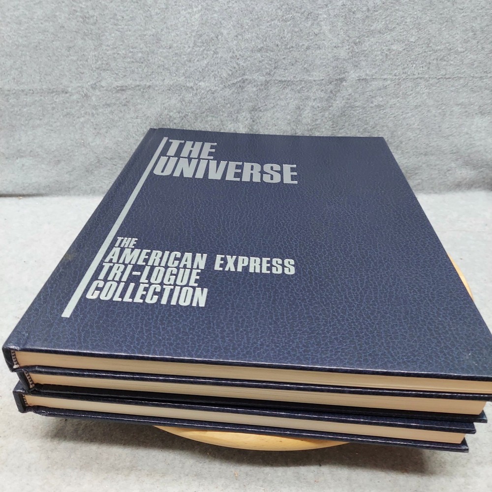 Rand McNally American Express Tri-Logue Collection Universe Earth Oceans 3 Books