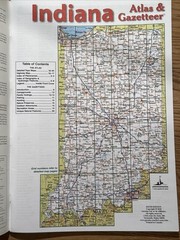 DeLorme Indiana Atlas & Gazetteer Topographic Maps Back Roads 2020 6th Edition