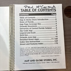Central Florida Street Atlas Counties Of Seminole Osceola West Volusia Orange &
