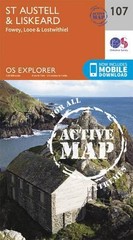 St.Austell,Liskeard, Fowey, Looe and Lostwithiel (Map) OS Explorer Active Map