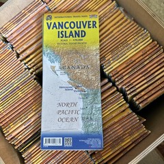 VANCOUVER ISLAND TRAVEL REFERENCE MAP 1:270K By Itmb Publishing **BRAND NEW**