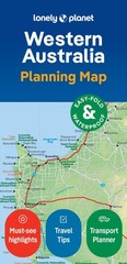 Lonely Planet Western Australia Planning Map Full color