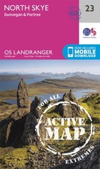 North Skye Map Weatherproof Dunvegan Portree Ordnance by Ordnance Survey