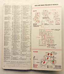 Michelin Guide Corse Guide de Tourisme 1989 & Normandy third edition