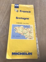 Michelin Map 230 Bretagne France