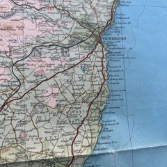 DEESIDE Bartholomew Revised Contoured Half Inch Map Sh 52 Paper 1950 Montrose