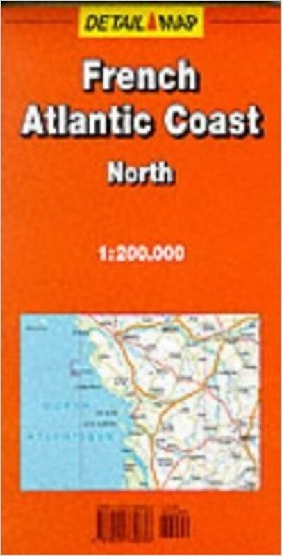 Map.French Atlantic Coast: North by GeoCenter .NEW.End Of Stock!