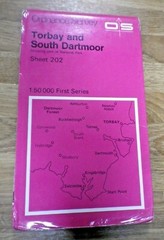Ordnance Survey 1:50,000 Map Sheet 202 Torbay and South Dartmoor