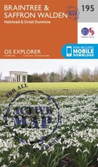 Braintree and Saffron Walden by Ordnance Survey (Sheet map, folded)