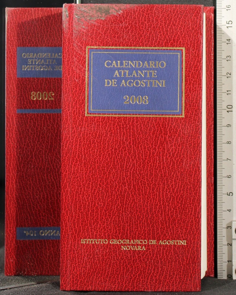 CALENDARIO ATLANTE DE AGOSTINI 2008. AA.VV. DE AGOSTINI.