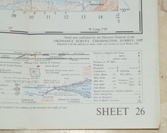 LOCHCARRON Ordnance Survey One-Inch Map Sheet 26 7th Series 1957 (1965) Paper