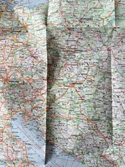 Europe World Region Map Hema Paper Immaculate Clean Barely Opened Free Post UK