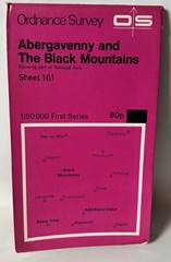 Ordnance Survey 1:50,000 Map – Abergavenny & the Black Mountains – Sheet 161
