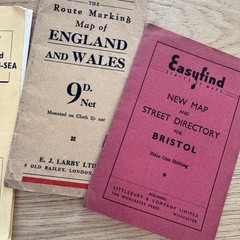 Vintage Maps Assorted Bartholomew’s Geographia As Found