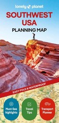 Lonely Planet Southwest USA Planning Map by Lonely Planet Folded Book