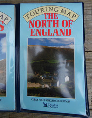 Vintage Readers Digest UK Tourist Maps 5 Miles to 1 inch 5 Maps in Folder