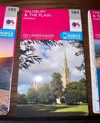 OS Landranger Maps New Forest Bournemouth Salisbury Isle of Wight 1:50k