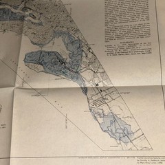 1958 USGS California Map engineering Geology Of Islais Creek Basin San Francisco