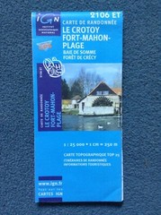 IGN Map No. 2106 ET – LE CROTOY FORT / MAHON – With Free Post