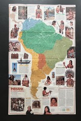 Vintage National Geographic America map bundle south illinois ohio federal utah