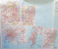 Bartholomew World Travel Map 15: Indian subcontinent • Scale- 1:4,000,000 (1979)