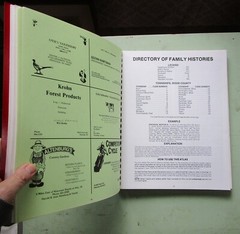 1988 Wood County Wisconsin atlas w/directory, photos, history