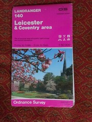 OS MAP LEICESTER COVENTRY HINCKLEY NUNEATON RUGBY KENILWORTH CRICK TWYCROSS
