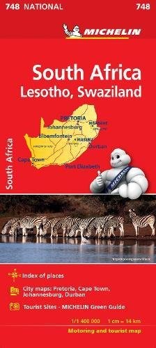 SOUTH AFRICA- MICHELIN NATIONAL MAP 748 2018 (MICHELIN **BRAND NEW**
