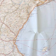 Bartholomew Euro Map – Spain & Portugal Scale – 1: 1,250,000 (1982).