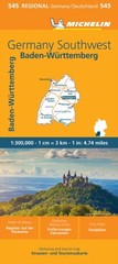 Germany Southwest – Michelin Regional Map 545 by Michelin (Sheet map, folded)