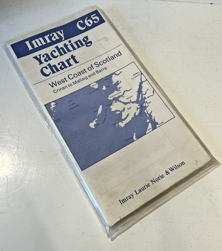 BRAND NEW Imray Chart C65 Crinan to Mallaig and Barra West Coast of Scotland