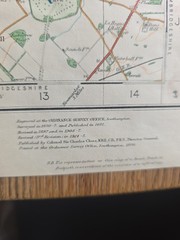 Ordnance Survey Ely 1920 Sheet 75 Contoured Road Map