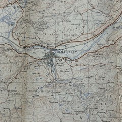DOLGELLEY Ordnance Survey Sheet SH71 1:25,000 1954 National Grid Tal-Y-Llyn