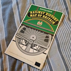 Vintage Bartholomew Railway History Map Of Britain